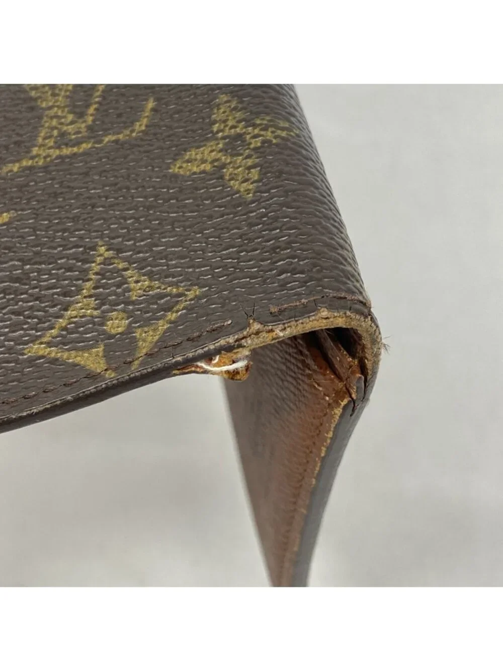 Louis Vuitton Billfold Monogram Porte Valeurs Cartes Credit Brown Wallet